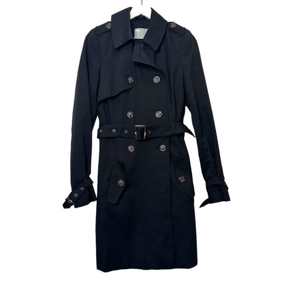 ASOS Longline Classic Trench Coat Size 4 - Picture 1 of 12